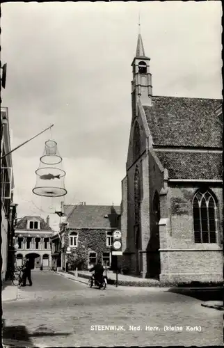 Ak Steenwijk Overijssel, Ned. Herv. kleine Kerk