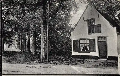 Ak Velsen Nordholland Niederlande, Achterweg