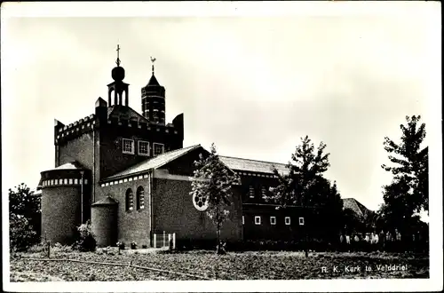 Ak Velddriel Gelderland Niederlande, R. K. Kerk