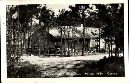 Ak Vessem Nordbrabant Niederlande, Vacantie Oord Zonnehoek, Cantine