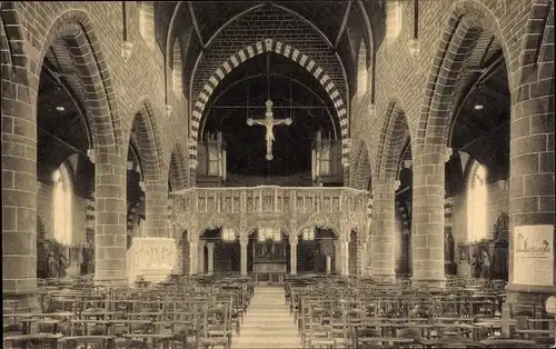 Ak Tessenderloo Tessenderlo Flandern Limburg, Inneres der Kirche