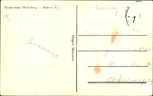 Ak Rekem Reckheim Flandern Limburg, Kinderdorp Molenberg