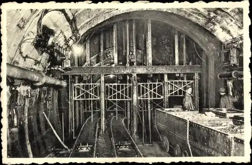 Ak Genk Flandern Limburg, Ondergrond eener Kolenmijn