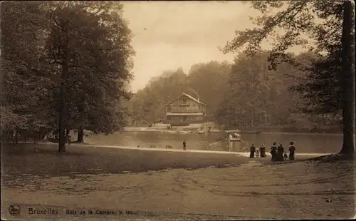 Ak Bruxelles Brüssel, Bois de la Cambre, le lac