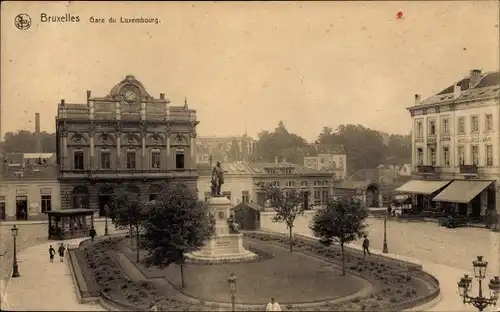 Ak Bruxelles Brüssel, La Gare du Luxembourg
