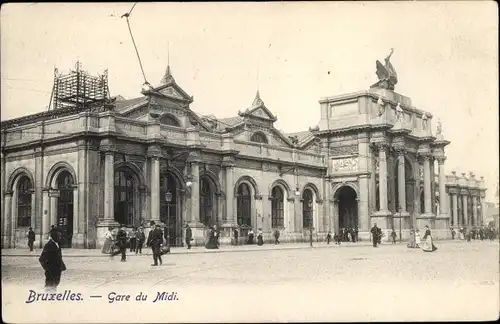 Ak Bruxelles Brüssel, Gare du Midi