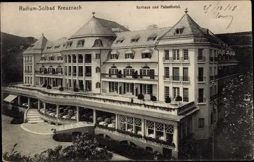 Ak Bad Kreuznach in Rheinland Pfalz, Kurhaus, Palasthotel