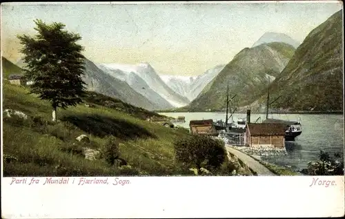 Ak Sogn Norwegen, Parti fra Mundal i Fjaerland
