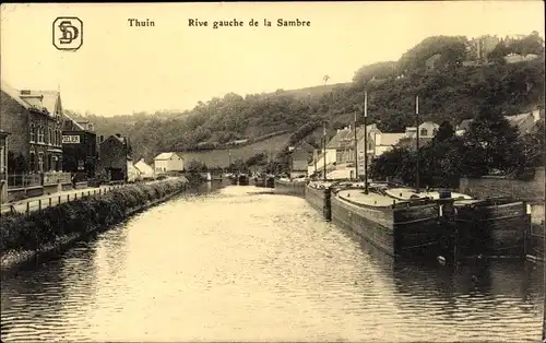 Ak Thuin Wallonien Hennegau, Rive gauche de la Sambre