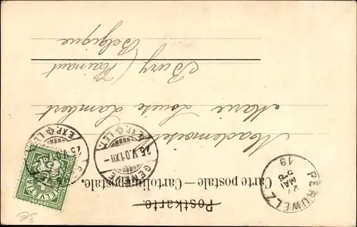 Ak Genève Genf Schweiz, Église anglaise