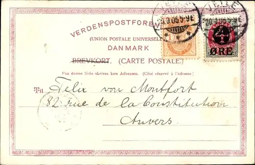 Ak Vejle Jutland Dänemark, Stranden ved Tirsbaek