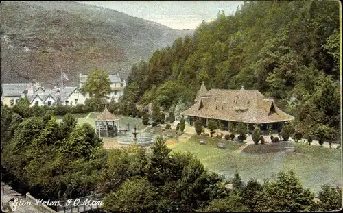 Ak Glen Helen Isle of Man, Teilansicht
