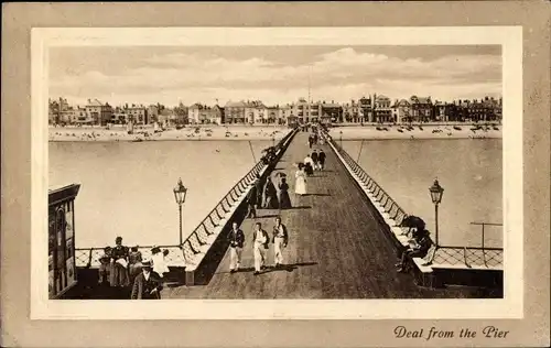 Ak Deal Kent England, View from the Pier