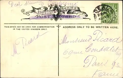 Ak Deal Kent England, View from the Pier