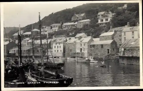 Ak Polperro Cornwall, The inner Harbour