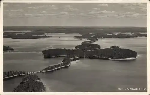 Ak Punkaharju Finnland, Landschaft, Gewässer, Inseln