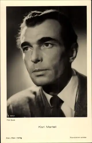 Ak Schauspieler Karl Martell, Portrait