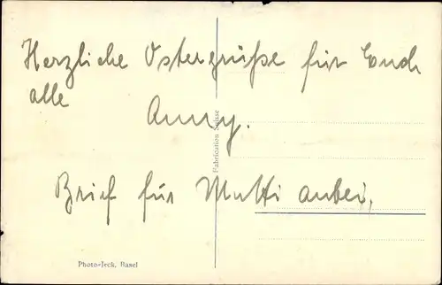 Ak Basel Bâle Stadt Schweiz, Rheinpartie mit Münster