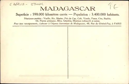 Ak Madagaskar, Femmes Betsileo, Portrait, Busen