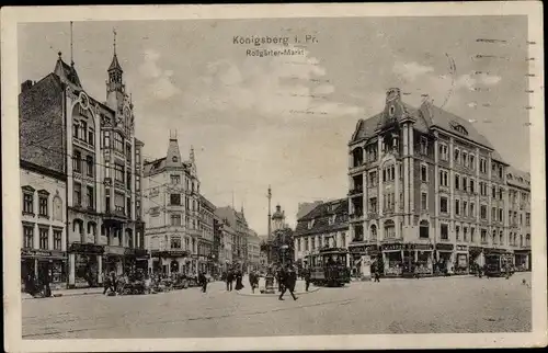 Ak Kaliningrad Königsberg Ostpreußen, Roßgärter-Markt