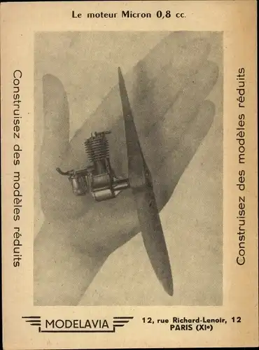 Ak Modelavia, Construisez des modeles reduits, Propeller, Flugzeug