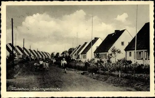 Ak Waldenau Pinneberg in Schleswig Holstein, Heisingerstraße, Wohnhäuser