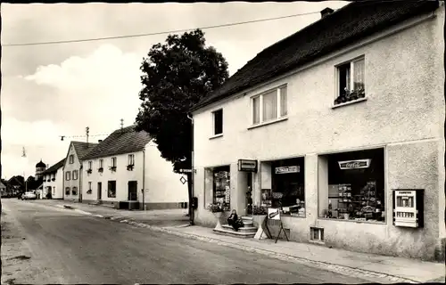 Ak Mönchsroth in Mittelfranken, Hauptstraße, Laden