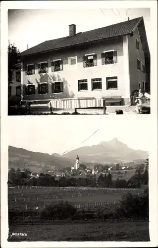 Ak Wertach im Allgäu, Totalansicht, Gasthaus