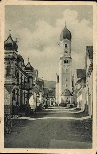 Ak Nesselwang im Allgäu, Bahnhofstraße