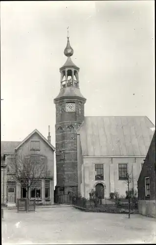 Foto Ak Kattendijke Zuid Beveland Zeeland Niederlande, Kerk