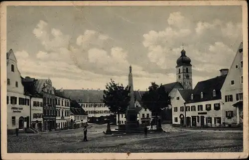 Ak Ebersberg in Oberbayern, Marienplatz