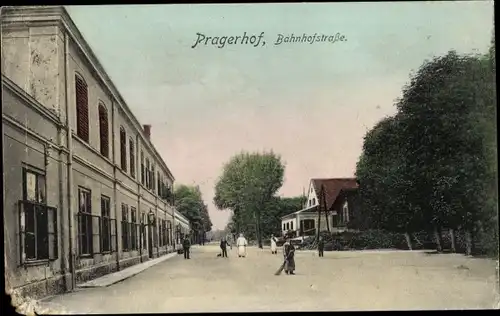 Ak Pragersko Pragerhof Slowenien, Bahnhofstraße