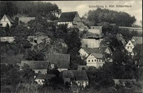 Ak Schloßberg Schnaittach Mittelfranken, Totalansicht