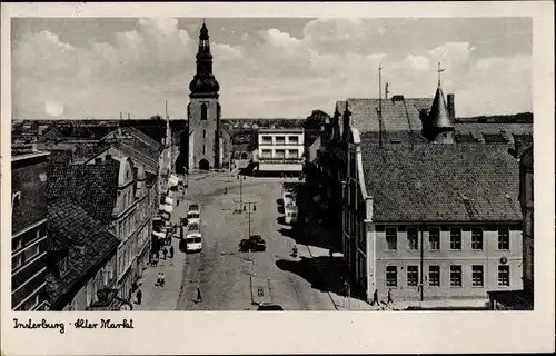 Ak Tschernjachowsk Insterburg Ostpreußen, Alter Markt
