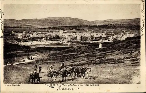 Ak Fès Fez Marokko, Vue generale de Djedid