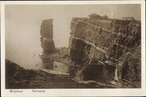 Ak Nordseeinsel Helgoland, Blick auf die Nordspitze