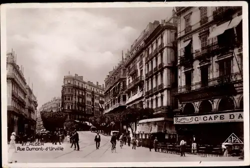 Ak Algier Alger Algerien, Rue Dumont-d'Urville