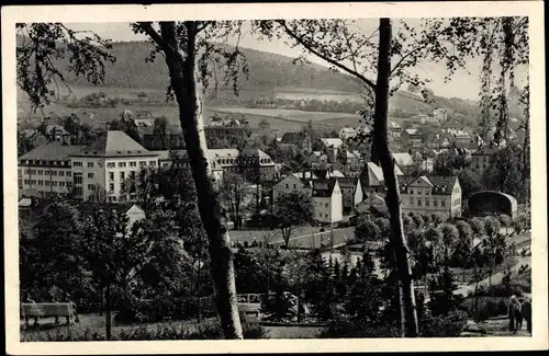 Ak Oberschlema Bad Schlema im Erzgebirge Sachsen, Teilansicht