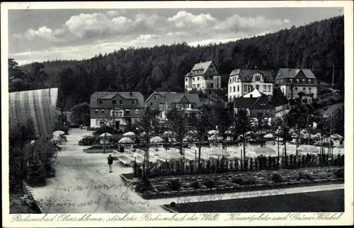 Ak Oberschlema Bad Schlema im Erzgebirge, Konzertplatz, Grüner Winkel