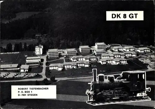 Ak Stegen Inning am Ammersee, Boarding school for Deaf and Hard of Hearing Children, QSL DK8GT