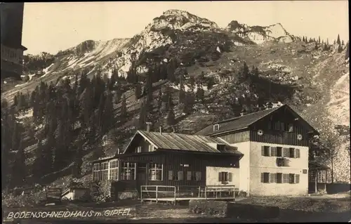 Foto Ak Bodenschneid Schliersee in Oberbayern, Bodenschneidhaus, Unterkunftshaus Alpenclub München