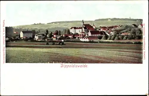 Ak Dippoldiswalde im Erzgebirge, Panorama