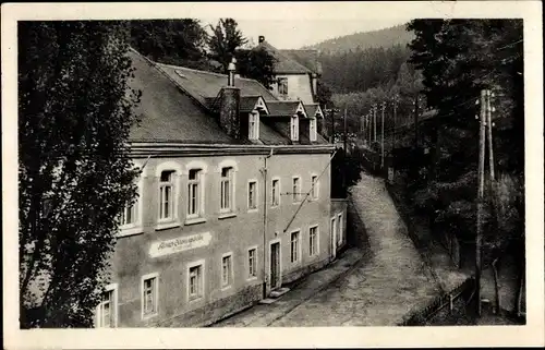 Ak Dönschten Dippoldiswalde Osterzgebirge, Kommissionsgaststätte Waldesruh, Chemnitzer Schullandheim