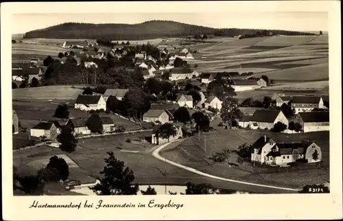 Ak Hartmannsdorf Reichenau im Erzgebirge, Ortsansicht