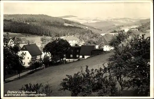 Foto Ak Falkenhain Altenberg im Erzgebirge, Panorama, Naundorfer Höhen