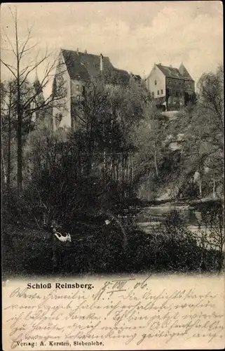 Ak Reinsberg in Sachsen, Schloss