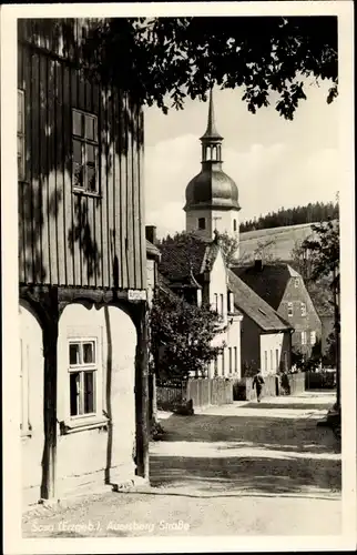 Ak Sosa Eibenstock im Erzgebirge Sachsen, Auersberg Straße