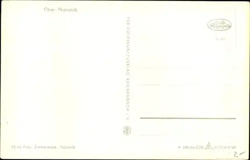 Ak Tharandt im Erzgebirge, Ober Tharandt, Teilansicht des Ortes