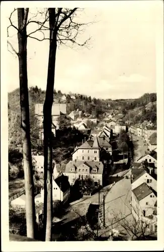 Ak Tharandt im Erzgebirge, Ober Tharandt, Teilansicht des Ortes