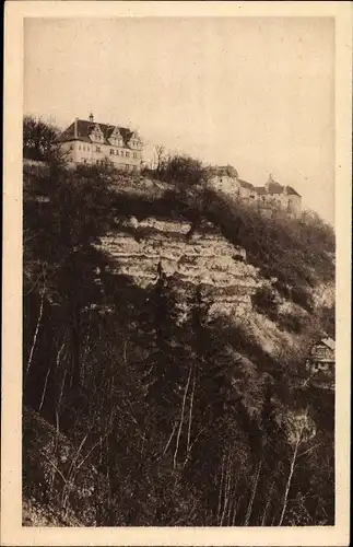 Ak Dornburg an der Saale Thüringen, die drei Dornburger Schlösser